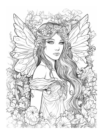 Enchanted Fairy Free Coloring Page: Ignite Your Imagination with Whimsical Delight