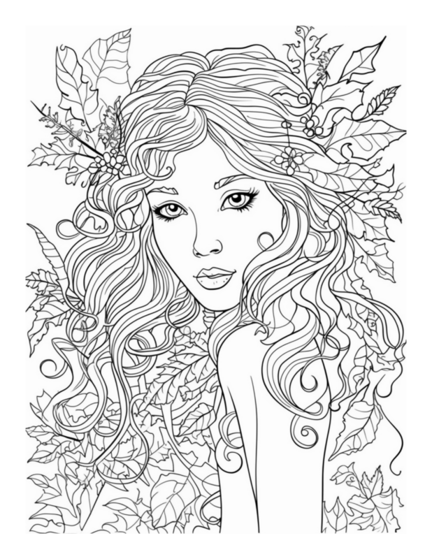 Free Printable Fairy Wonderscape - Enchanted Fairies Coloring Page For ...