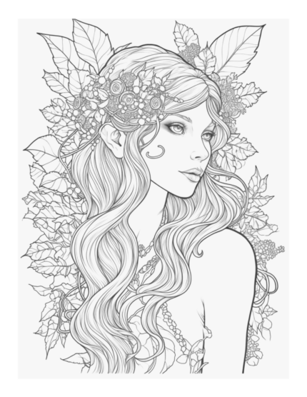 Free Enchanted Fairy Coloring Page: Awaken Your Imagination
