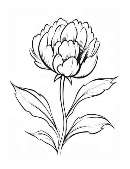 Free Flower Coloring Page 35