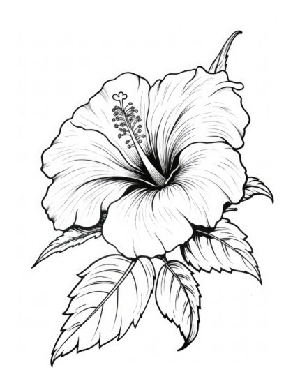 Free Flower Coloring Page 49