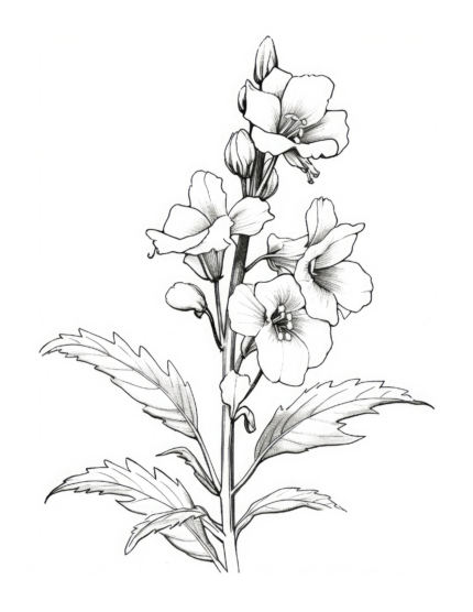 Free Flower Coloring Page 61