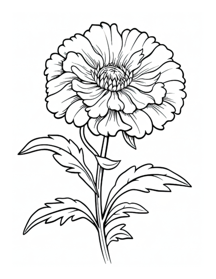 Free Flower Coloring Page 71