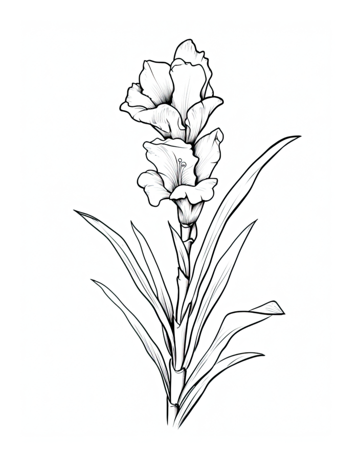 Free Flower Coloring Page 81