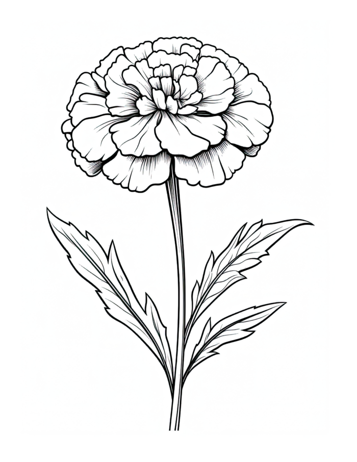 Free Flower Coloring Page 95