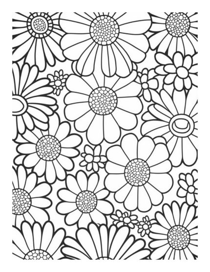 Free Flower Mandala Coloring Page 39