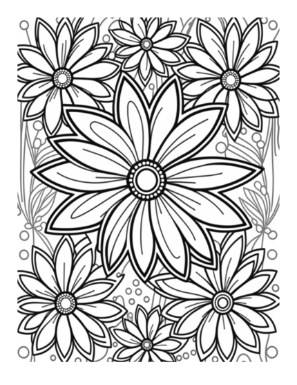 Free Flower Mandala Coloring Page 43