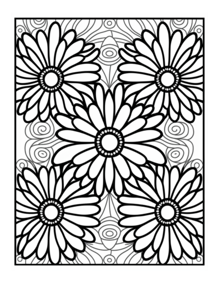 Free Flower Mandala Coloring Page 51