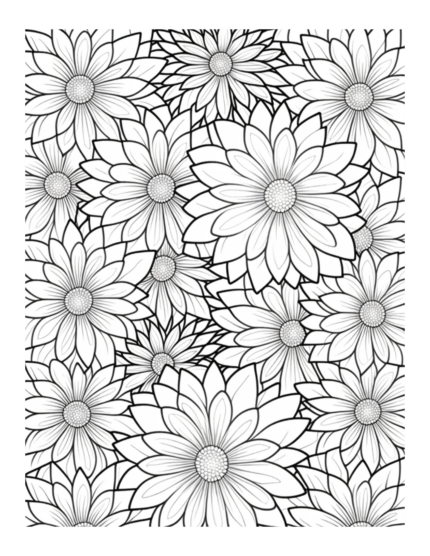 Free Flower Mandala Coloring Page 57