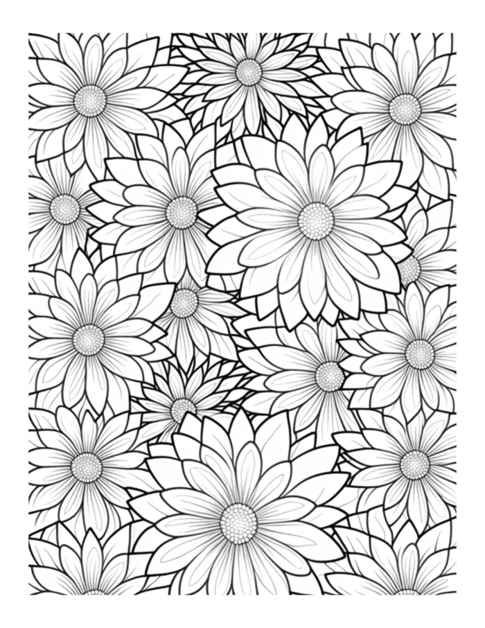 Free Flower Mandala Coloring Page 57