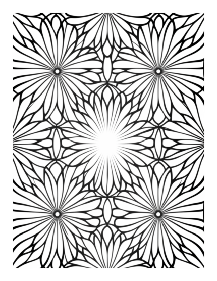 Free Flower Mandala Coloring Page 71