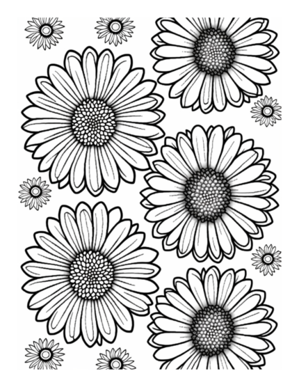 FREE Flower Mandala Coloring Page