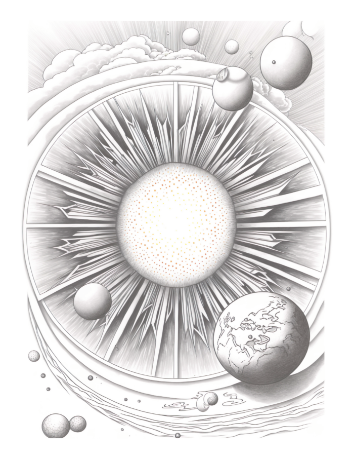 Free Galaxy Space Coloring Page 11