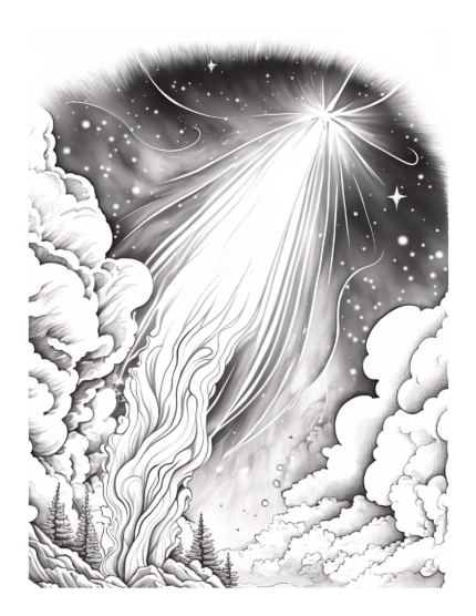 Free Galaxy Space Coloring Page 19