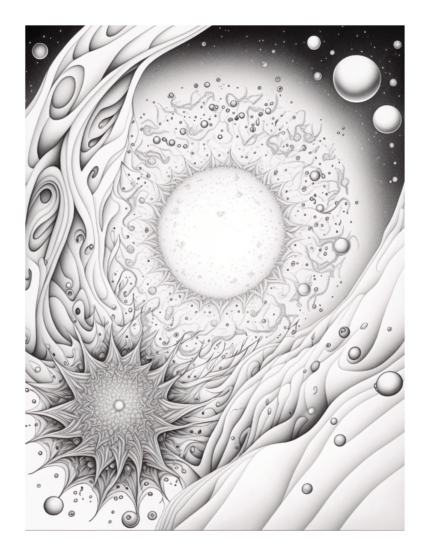 Free Galaxy Space Coloring Page 43