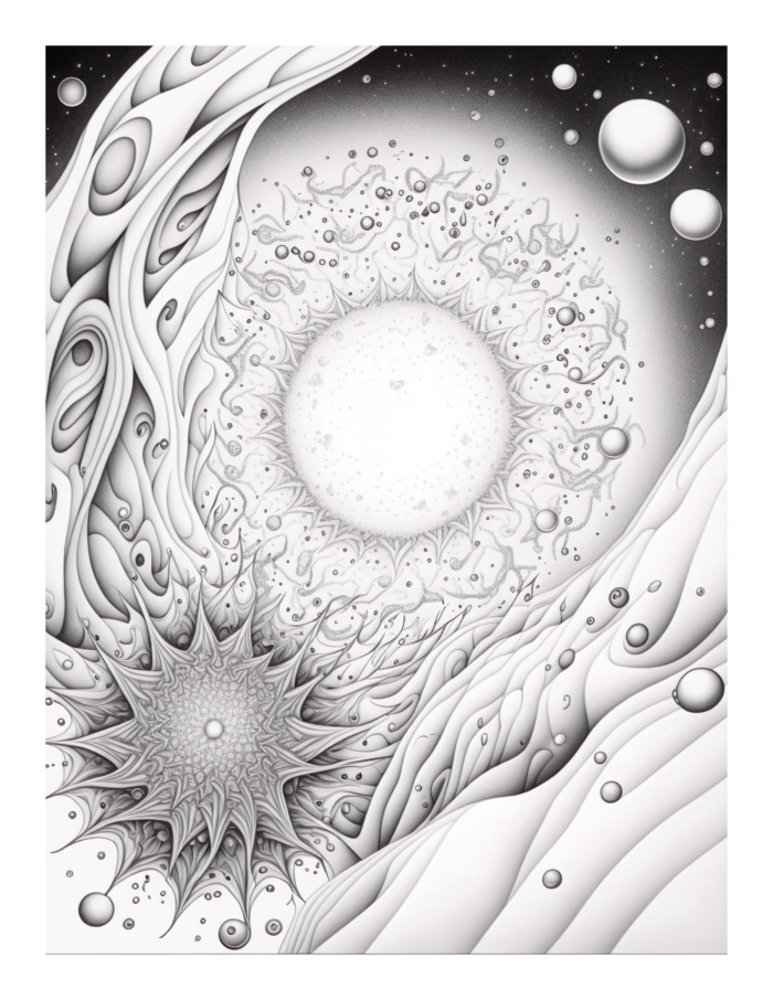 Free Galaxy Space Coloring Page 43