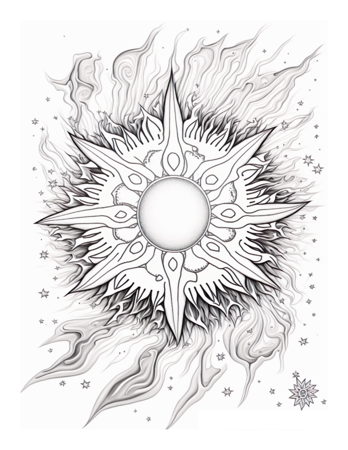 Free Galaxy Space Coloring Page 51