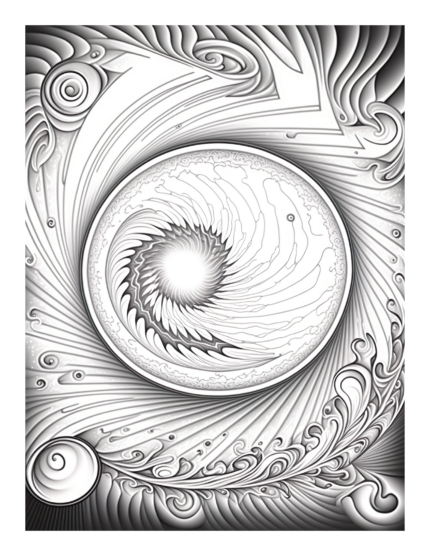 Free Galaxy Space Coloring Page 59