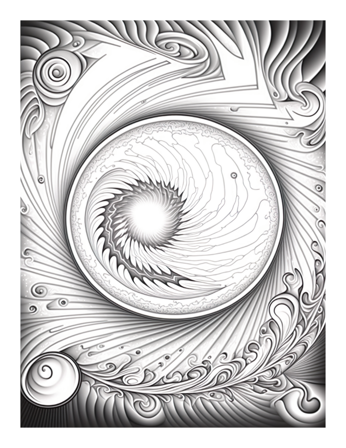 Free Galaxy Space Coloring Page 59