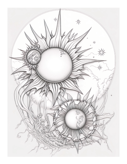 Free Galaxy Space Coloring Page 63
