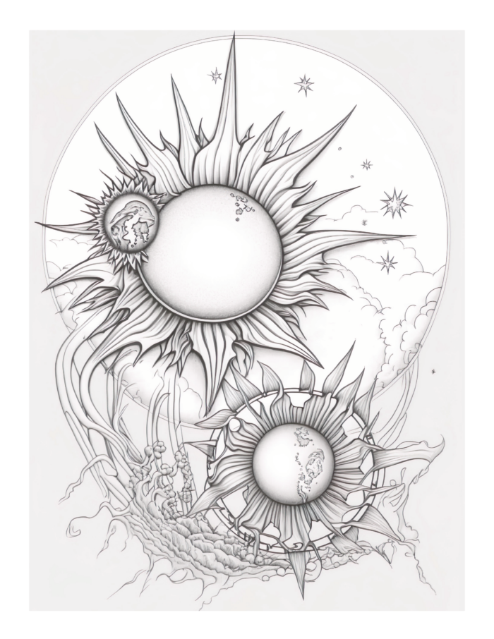 Free Galaxy Space Coloring Page 63