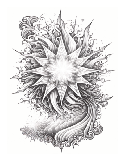 Free Galaxy Space Coloring Page 7