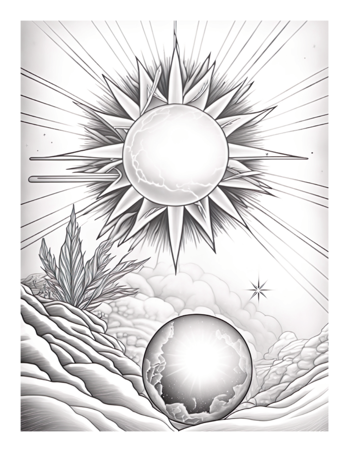 Free Galaxy Space Coloring Page 71