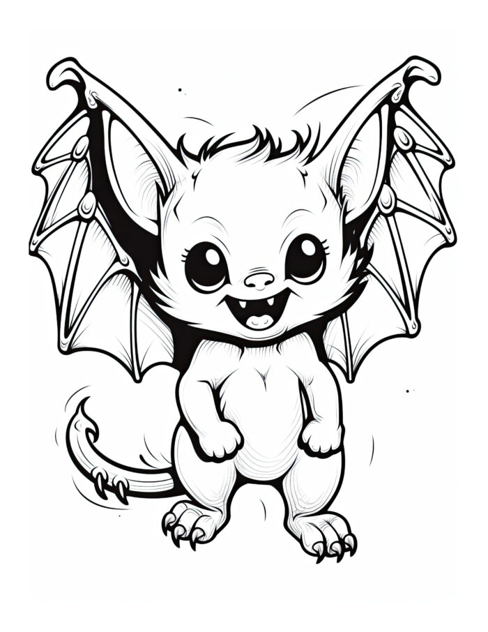 Free Halloween Coloring Page 107