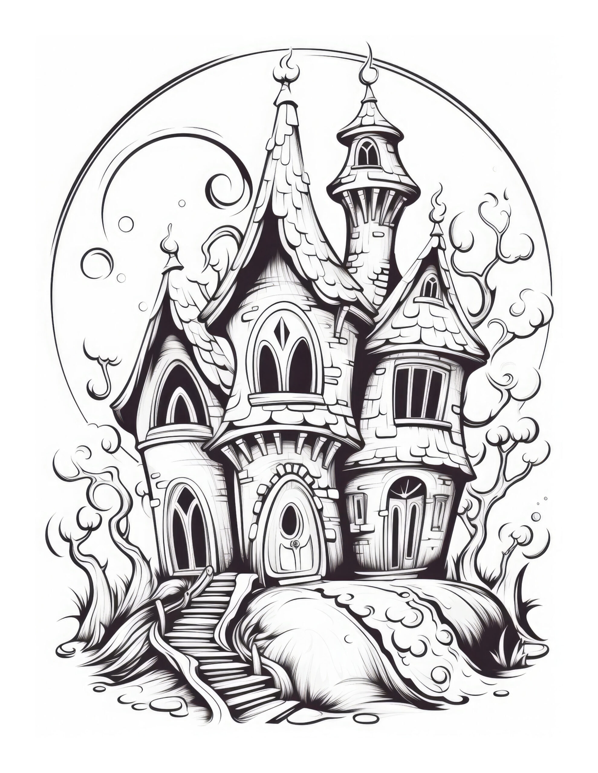 Free Halloween Coloring Page 137 scaled
