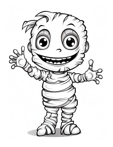 Free Halloween Coloring Page 29