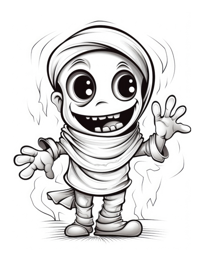 Free Halloween Coloring Page 31