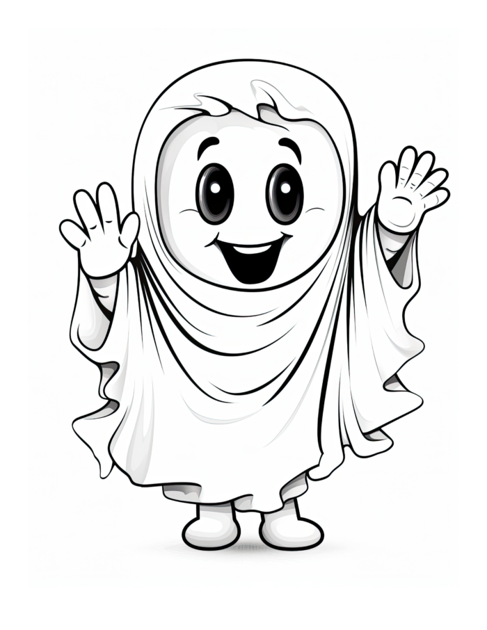 Free Halloween Coloring Page 43