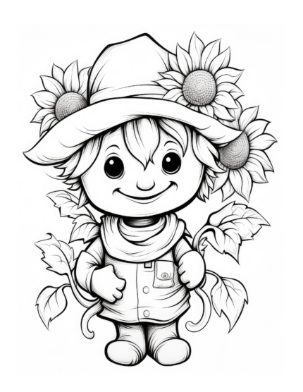 Free Halloween Coloring Page 45