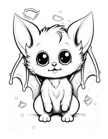 Free Halloween Coloring Page 5