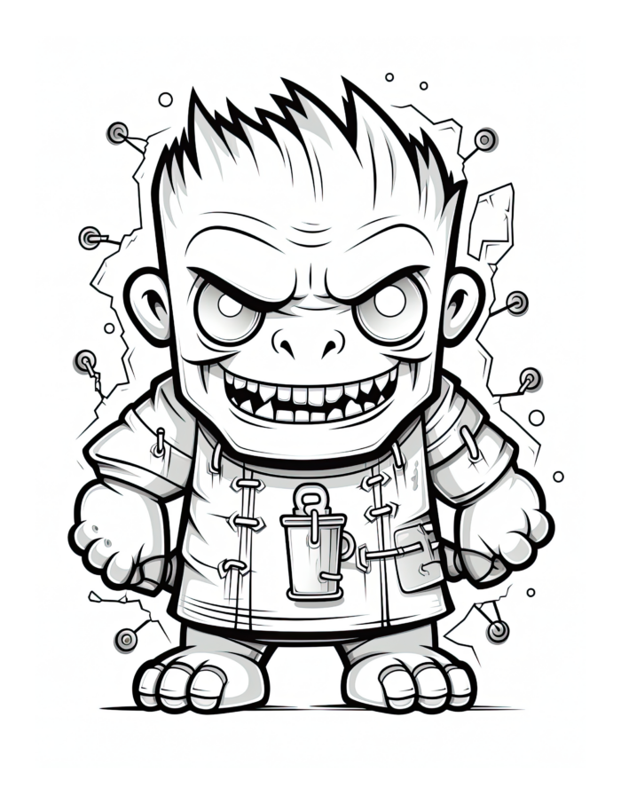 Free Halloween Coloring Page 51