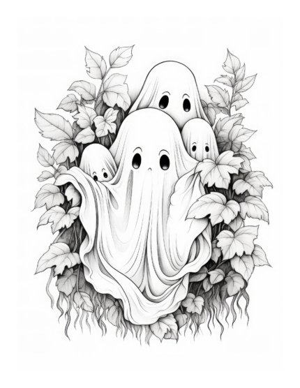 Free Halloween Coloring Page 7