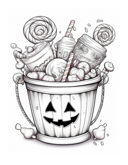 Free Halloween Coloring Page 71