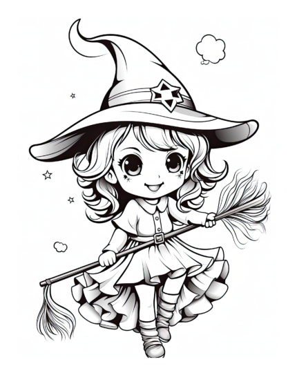 Free Halloween Coloring Page 91