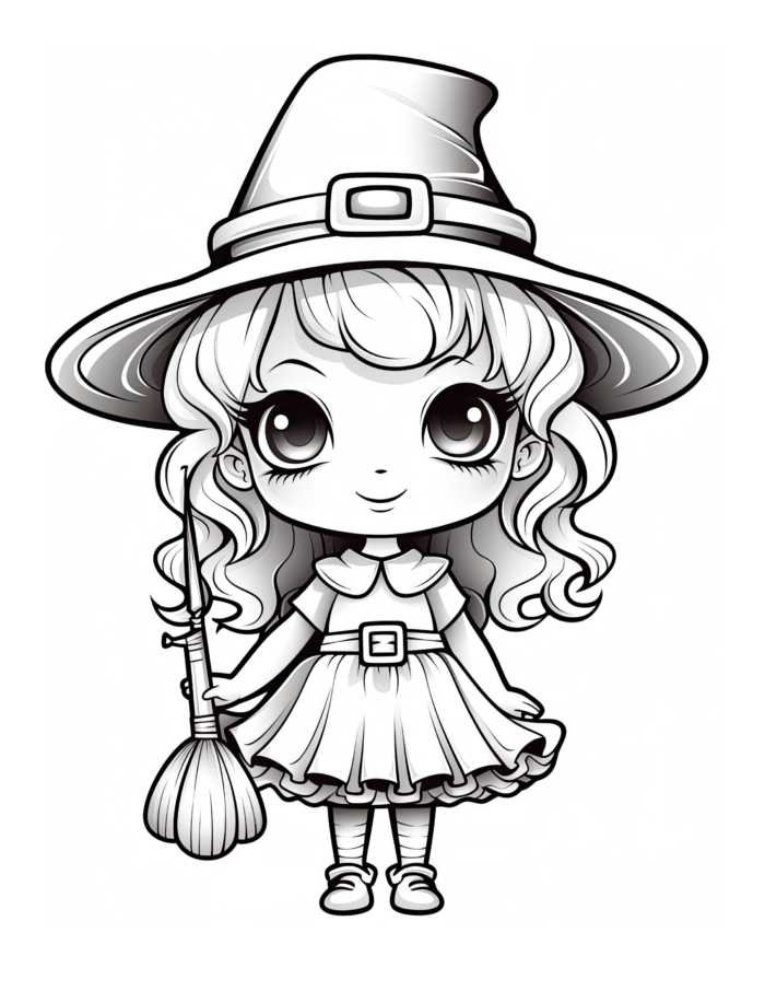 Free Halloween Coloring Page 97