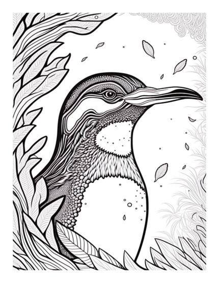 Free Penguin Coloring Page 63