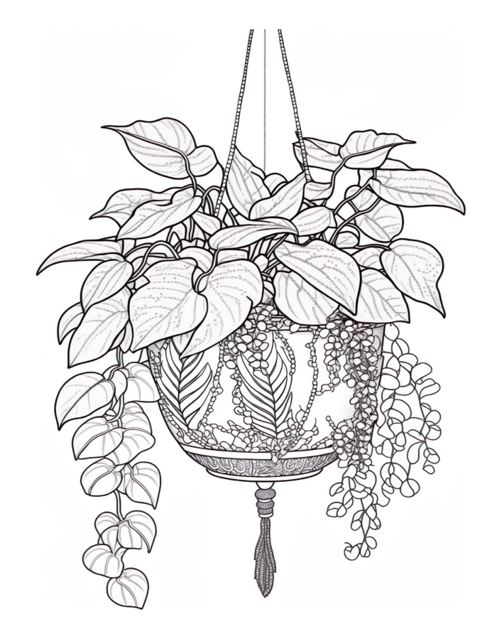 Free Plant Coloring Page 11