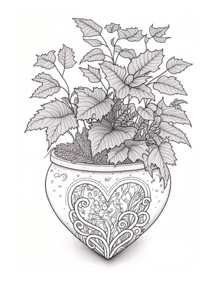 Free Plant Coloring Page 29