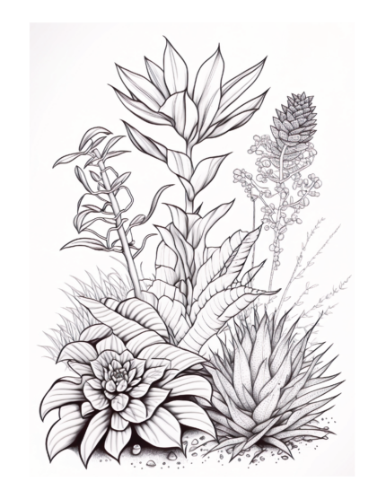 Free Plant Coloring Page 31