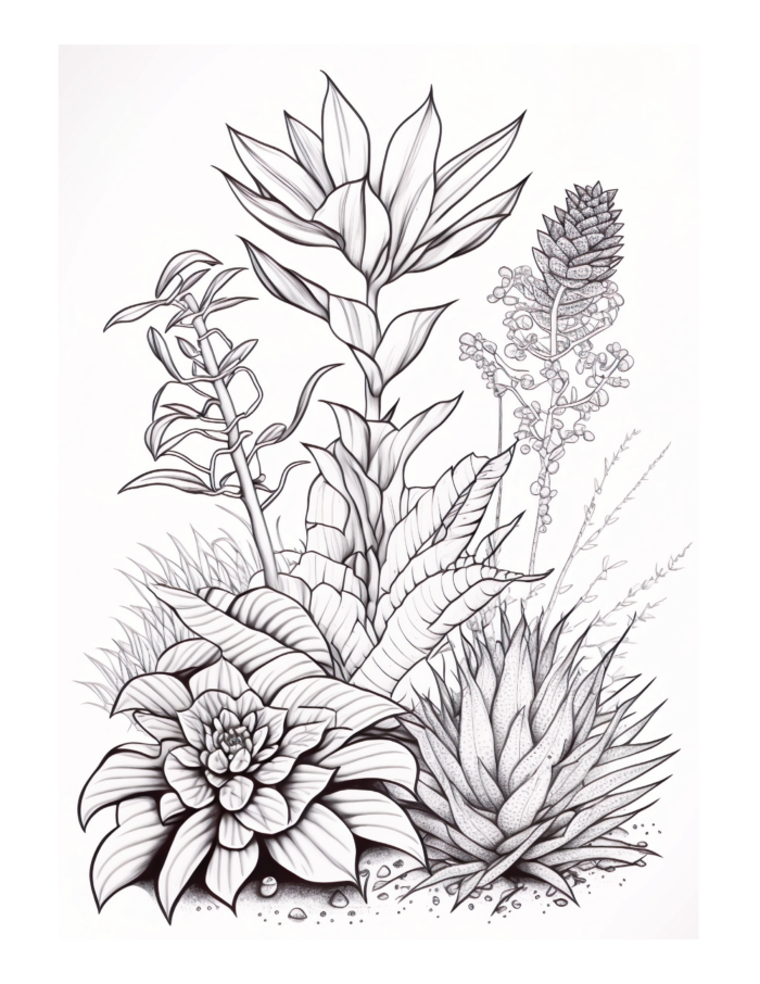 Free Plant Coloring Page 31