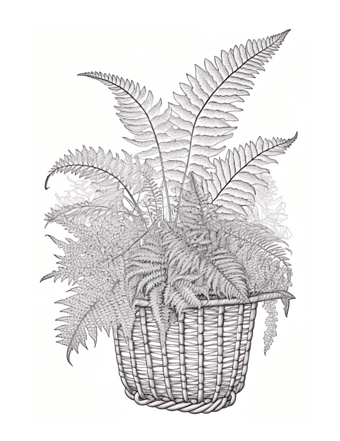 Free Plant Coloring Page 39