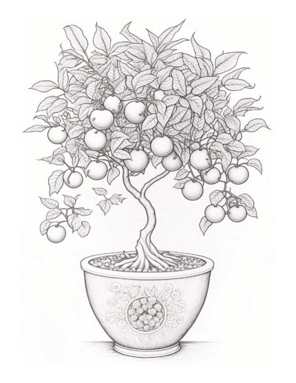 Free Plant Coloring Page 45