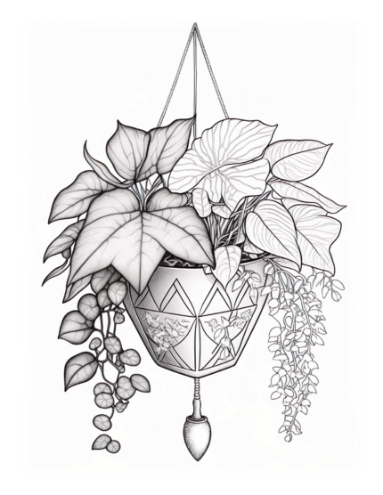 Free Plant Coloring Page 49