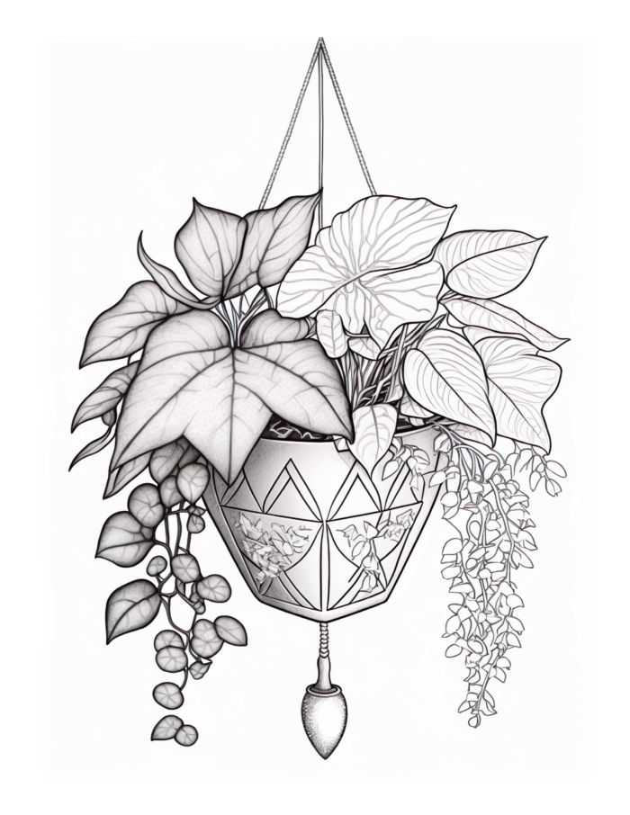 Free Plant Coloring Page 49