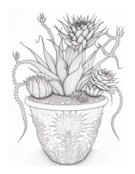Free Plant Coloring Page 61
