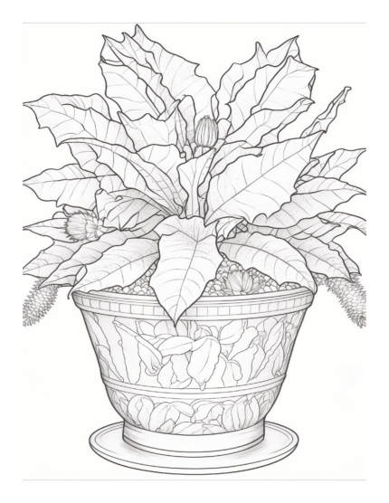 Free Plant Coloring Page 65